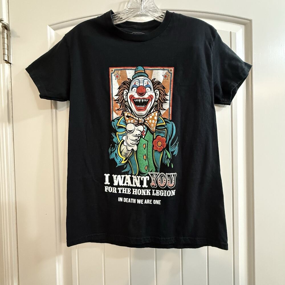 Legends of Avantris Chuckles Clown Posse "Honk Legion" T-Shirt Black Small